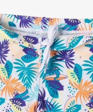 Maillot de bain boxer à motifs exotiques garçon vue2 - GEMO 4G GARCON - GEMO