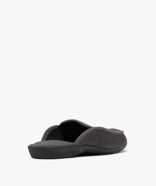 Chaussons mules en velours avec motif brodé homme vue4 - G'FLEX - GEMO