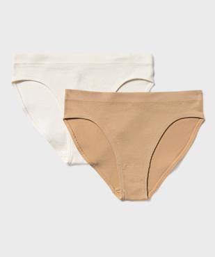 Culottes en maille côtelée fille (lot de 2) vue1 - GEMO (JUNIOR) - GEMO