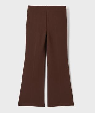 Pantalon en maille coupe flare fille vue3 - GEMO 4G FILLE - GEMO