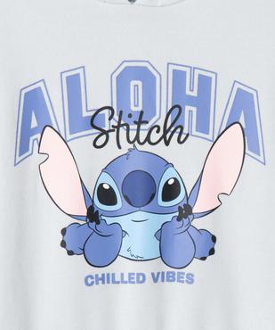 Sweat à capuche avec motif Stitch fille - Disney vue2 - LILO & STITCH - GEMO