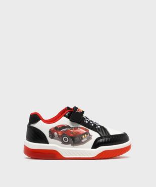 Baskets à scratch à motif voiture avec semelle lumineuse garçon - Hot Wheels vue1 - HOT WHEELS - GEMO