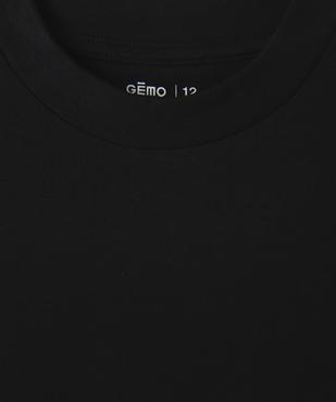 Tee-shirt manches courtes et col rond garçon vue2 - GEMO (JUNIOR) - GEMO