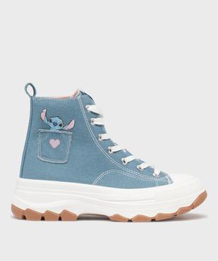 Baskets montantes en toile motif Stitch femme - Disney vue1 - LILO & STITCH - GEMO