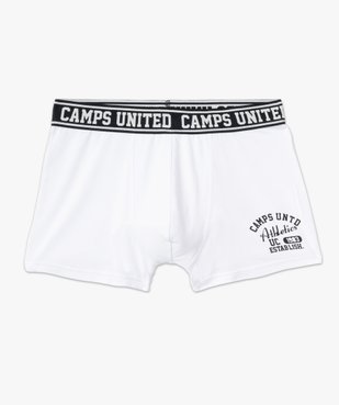 Boxer en coton extensible imprimé homme - Camps United vue3 - CAMPS - GEMO