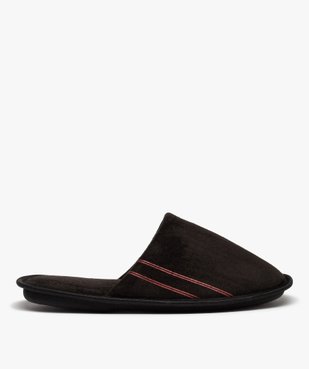 Chaussons homme mules plates en velours ras uni vue1 - GEMO(HOMWR HOM) - GEMO