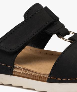 Sandales confort forme mule femme avec semelle compensée vue6 - G'FLEX - GEMO