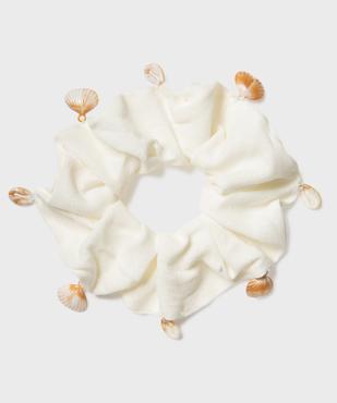 Chouchou pour les cheveux avec coquillages vue1 - GEMO (ACCESS) - GEMO