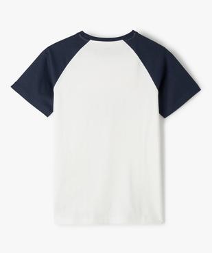 Tee-shirt garçon à manches courtes avec motif burger vue3 - GEMO (JUNIOR) - GEMO