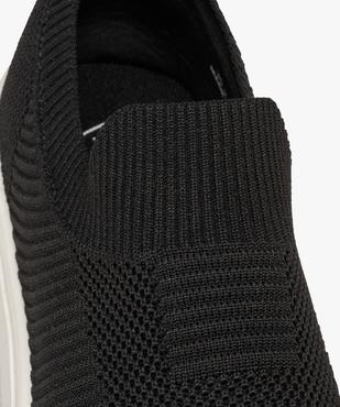 Baskets homme style chaussettes en maille unie vue6 - GEMO (SPORTSWR) - GEMO