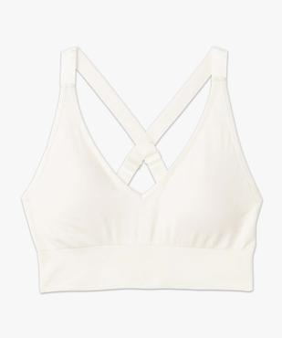 Brassière de sport femme avec bretelles croisées dans le dos vue4 - GEMO(HOMWR FEM) - GEMO