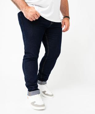 Jean homme coupe slim stretch délavé vue7 - GEMO (HOMME) - GEMO