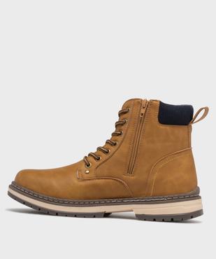 Boots à col matelassée et doublure chaude homme - Lee Cooper vue3 - LEE COOPER - GEMO