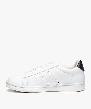 Baskets basses garçon à lacets et motifs perforés – Ellesse vue3 - ELLESSE - GEMO