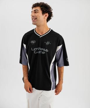 Tee-shirt de sport à manches courtes en mesh homme vue1 - GEMO (HOMME) - GEMO