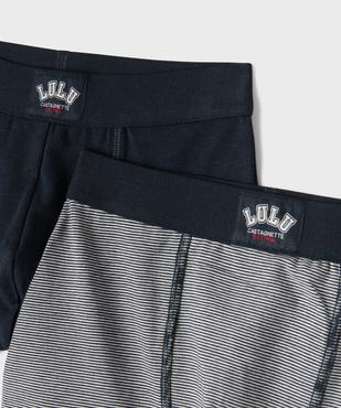 Boxers en coton stretch garçon (lot de 2) - LuluCastagnette vue2 - LULU CASTAGNETTE GEMO FOR GOOD - GEMO
