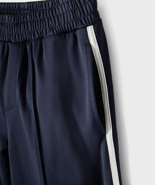 Jogging en matière sport look rétro fille vue3 - GEMO (JUNIOR) - GEMO