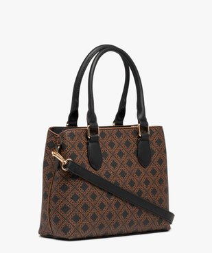 Sac à main imprimé à bandoulière amovible femme vue2 - GEMO (ACCESS) - GEMO