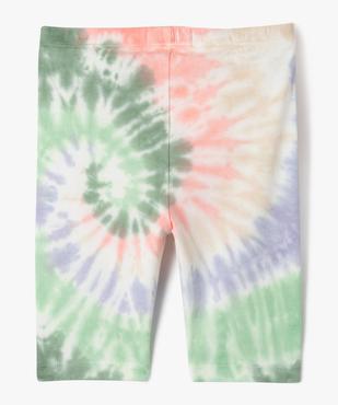 Legging court imprimé à taille élastiquée fille vue3 - GEMO 4G FILLE - GEMO