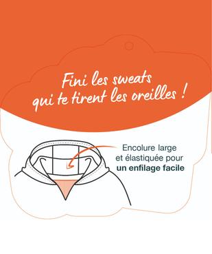 Sweat à capuche douillet imprimé garçon vue2 - GEMO (ENFANT) - GEMO