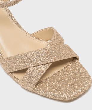 Sandales à talon pailletées femme - Valentina Baldano vue6 - VALENTINA BALDA - GEMO