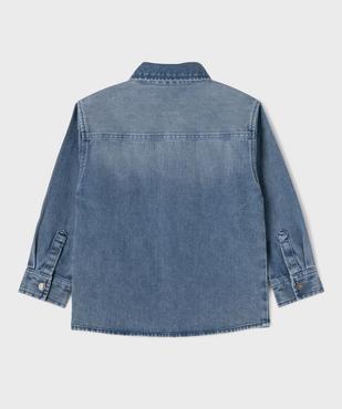 Chemise en jean à boutons pression garçon vue6 - GEMO (ENFANT) - GEMO