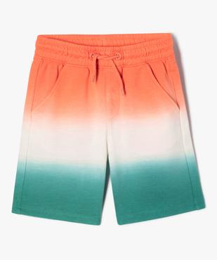 Bermuda en maille au dégradé de couleurs garçon vue1 - GEMO (ENFANT) - GEMO
