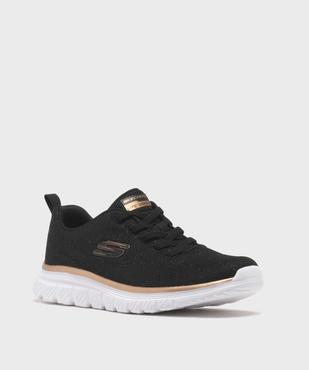 Baskets en mesh léger et pailleté femme - Skechers vue2 - SKECHERS - GEMO