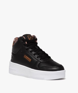 Baskets femme mid-cut unies à semelle épaisse - Champion Rebound vue2 - CHAMPION USA - GEMO