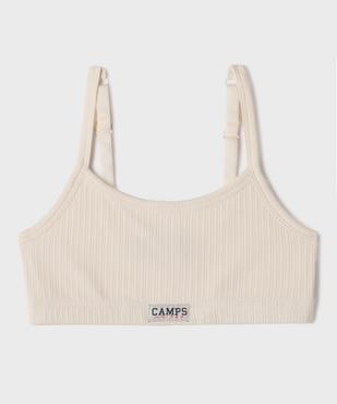 Brassière en coton stretch à fines bretelles fille - Camps United vue1 - CAMPS GEMO FOR GOOD - GEMO