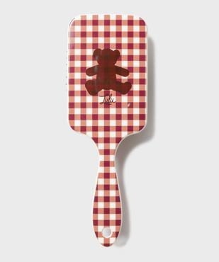 Brosse à cheveux large motif carreaux - LuluCastagnette vue2 - LULU CASTAGNETT - GEMO