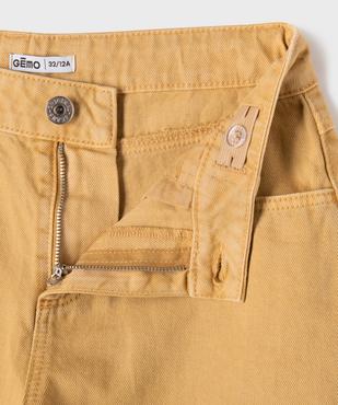 Bermuda extra large en toile denim colorée fille vue2 - GEMO (JUNIOR) - GEMO