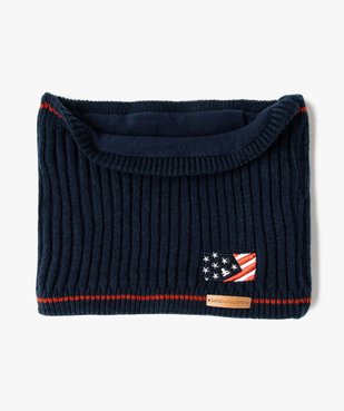 Echarpe forme snood doublée polaire garçon - LuluCastagnette vue1 - LULUCASTAGNETTE - GEMO