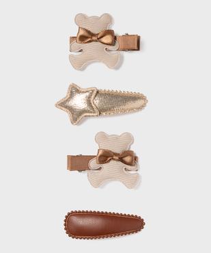 Pinces pour les cheveux fille (lot de 4) - LuluCastagnette vue1 - LULUCASTAGNETTE - GEMO