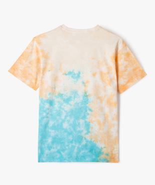 Tee-shirt manches courtes tie-and-dye garçon vue4 - GEMO (JUNIOR) - GEMO