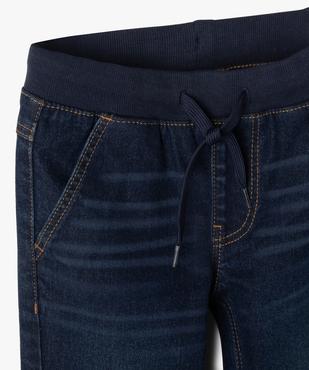 Jean Regular avec taille ajustable en bord-côte garçon vue2 - GEMO 4G GARCON - GEMO