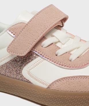 Baskets à scratch avec touches pailletées fille - Lovely Wings vue6 - LOVELY WINGS - GEMO