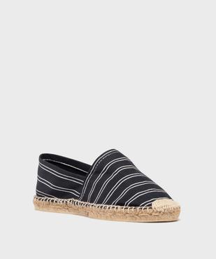 Espadrilles classiques en coton et corde homme vue2 - GEMO (PLAGE) - GEMO
