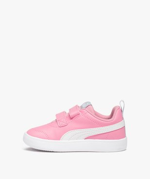 Baskets fille bicolores à scratchs – Puma Courtflex vue3 - PUMA - GEMO