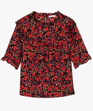 Blouse femme à imprimé floral et volants vue4 - GEMO(FEMME PAP) - GEMO
