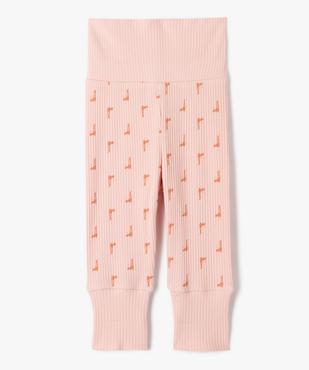 Ensemble naissance évolutif 3 pièces bébé fille body, pantalon et bonnet vue6 - GEMO 4G BEBE - GEMO
