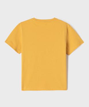 Tee-shirt manches courtes avec motifs animaux garçon vue3 - GEMO 4G GARCON - GEMO