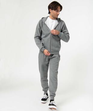 Sweat zippé à capuche homme vue4 - GEMO 4G HOMME - GEMO