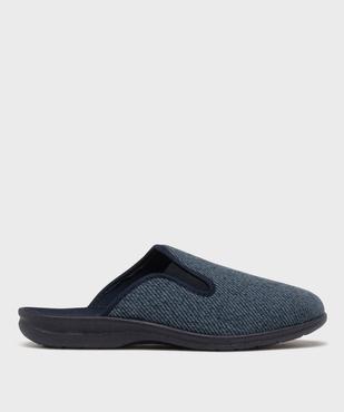 Chaussons mules en velours texturé homme vue1 - G'FLEX GEMO FOR GOOD - GEMO