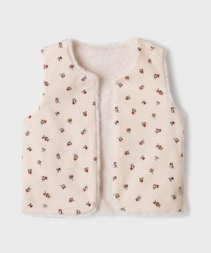 Gilet sans manches réversible fille - LuluCastagnette vue3 - LULUCASTAGNETTE - GEMO