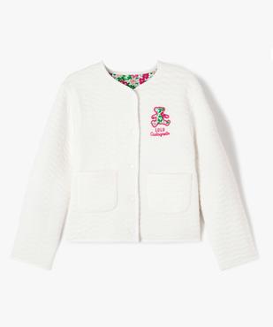 Veste réversible matelassée à boutons-pression fille - LuluCastagnette vue2 - LULUCASTAGNETTE - GEMO