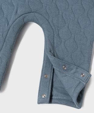 Ensemble 2 pièces bébé garçon salopette et body manches longues vue2 - GEMO 4G BEBE - GEMO