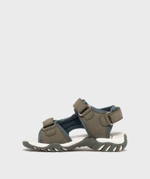 Sandales sportswear à triple scratch garçon - 5 Miles vue3 - 5 MILES - GEMO