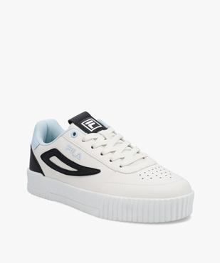 Tennis femme à détails colorés fermeture lacets – Fila Milena vue2 - FILA - GEMO