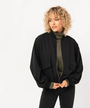 Chemise zippée façon blouson femme vue2 - GEMO(FEMME PAP) - GEMO